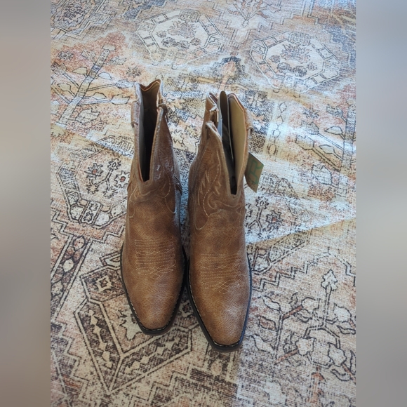 Roper Brown Western Ankle Boots Women’s 10 NWT - Picture 5 of 10